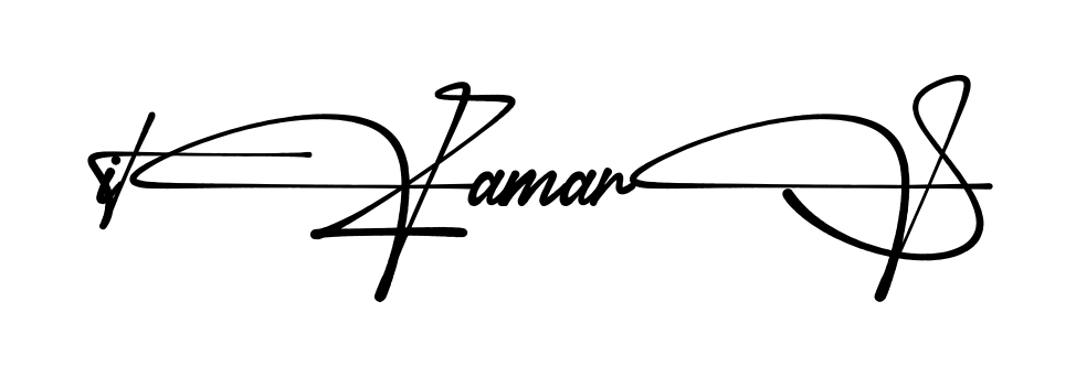 Itzamar S full name signature style in English