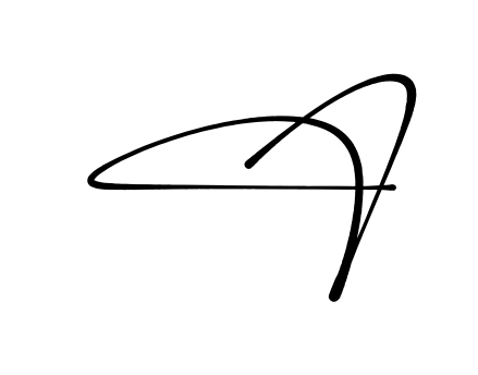 J full name signature style in English
