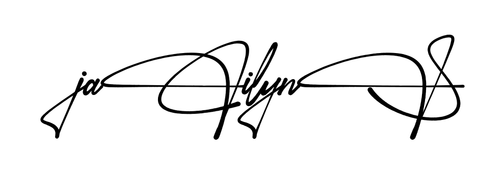 Jacilyn S full name signature style in English