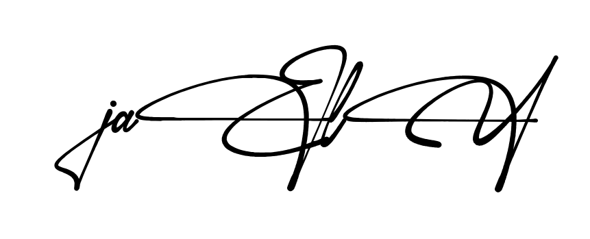 Jaely full name signature style in English