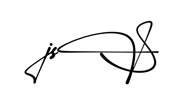 Js S full name signature style in English