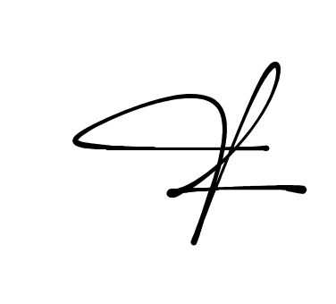 L full name signature style in English