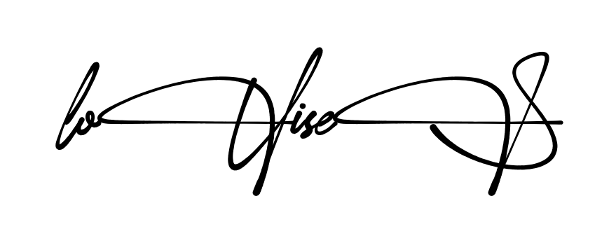 Louise S full name signature style in English
