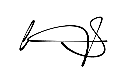Ls full name signature style in English