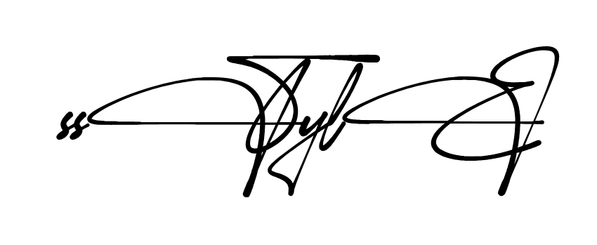 S Style full name signature style in English